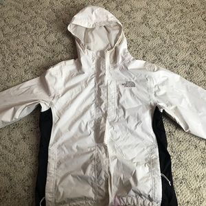 White north face jacket